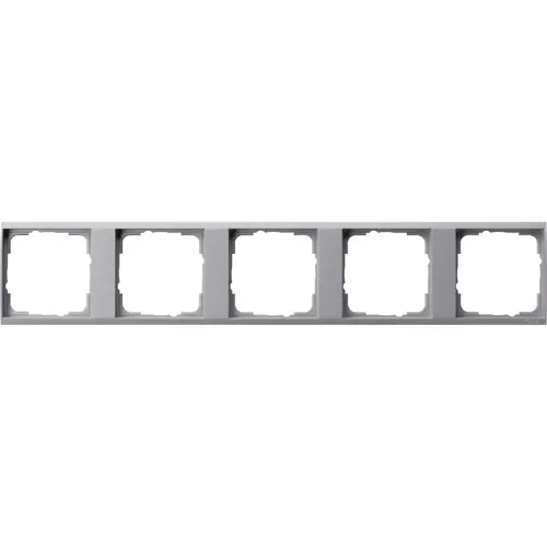 Gira 1465726 draagplaat 5-voudig event aluminium