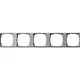 Gira 1465726 draagplaat 5-voudig event aluminium