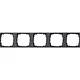 Gira 1465728 draagplaat 5-voudig event clear antraciet