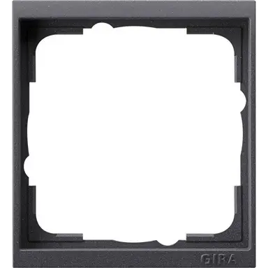 Gira 1461728 draagplaat 1-voudig event clear antraciet