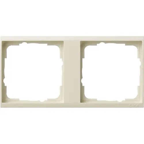 Gira 1462721 draagplaat 2-voudig event creme