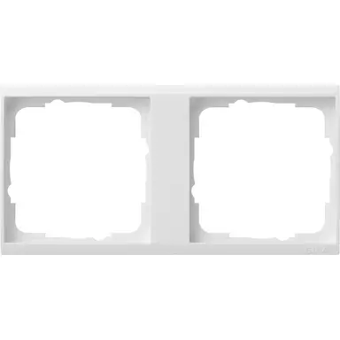 Gira 1462723 draagplaat 2-voudig event clear wit