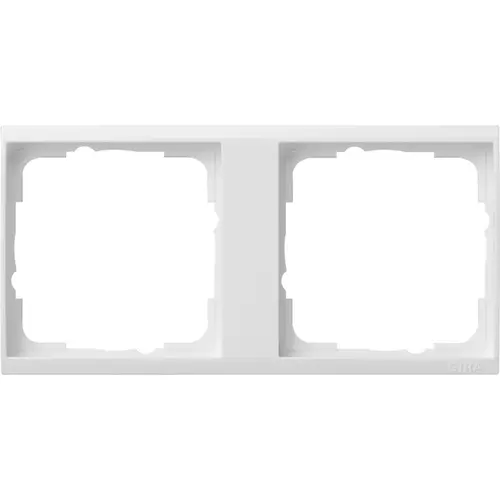 Gira 1462723 draagplaat 2-voudig event clear wit