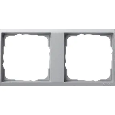 Gira 1462726 draagplaat 2-voudig event aluminium