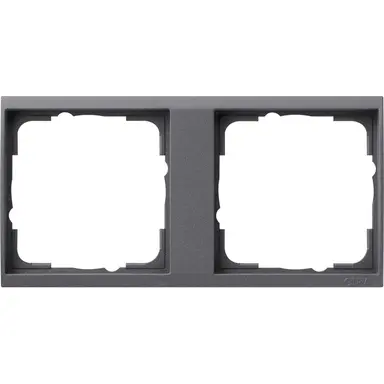 Gira 1462728 draagplaat 2-voudig event clear antraciet