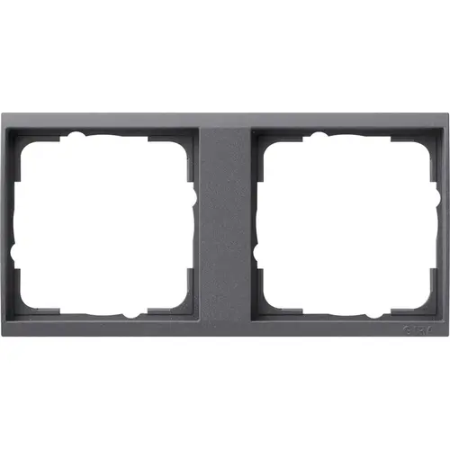 Gira 1462728 draagplaat 2-voudig event clear antraciet
