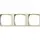 Gira 1463721 draagplaat 3-voudig event creme