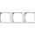 Gira 1463723 draagplaat 3-voudig event clear wit