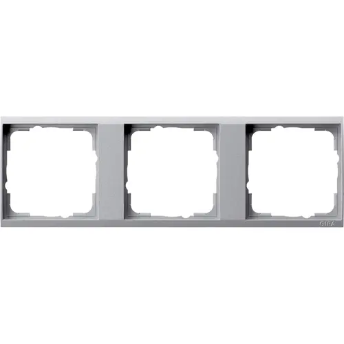 Gira 1463726 draagplaat 3-voudig event aluminium