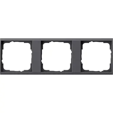 Gira 1463728 draagplaat 3-voudig event clear antraciet