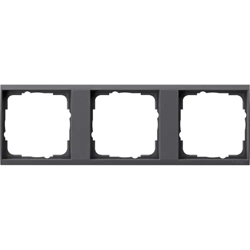 Gira 1463728 draagplaat 3-voudig event clear antraciet