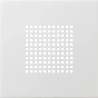 Gira 2483112 afdekking voor luidspreker F100 wit glans