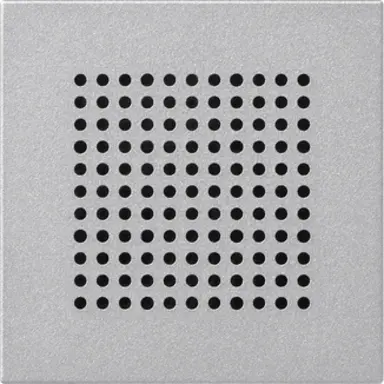 Gira 248326 afdekking voor luidspreker Systeem 55 aluminium mat