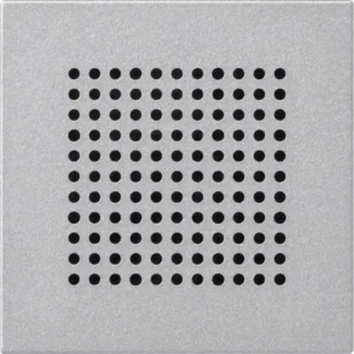 Gira 248326 afdekking voor luidspreker Systeem 55 aluminium mat