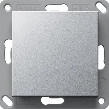 Gira 242126 EnOcean draadloze wandzender 1-voudig Systeem 55 aluminium mat