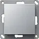 Gira 242126 EnOcean draadloze wandzender 1-voudig Systeem 55 aluminium mat