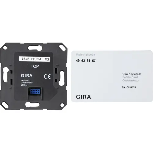 Gira 263500 basiselement toetsbrd keyless in