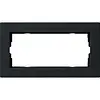 Gira 1002095 afdekraam 2-voudig zonder middenstijl E2 vlak zwart mat