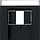 Gira 0876005 centraalplaat USB met tekstkader Systeem 55 zwart mat