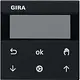 Gira 5366005 jaloezie- en schakelklok knop met display Systeem 3000 Systeem 55 zwart mat