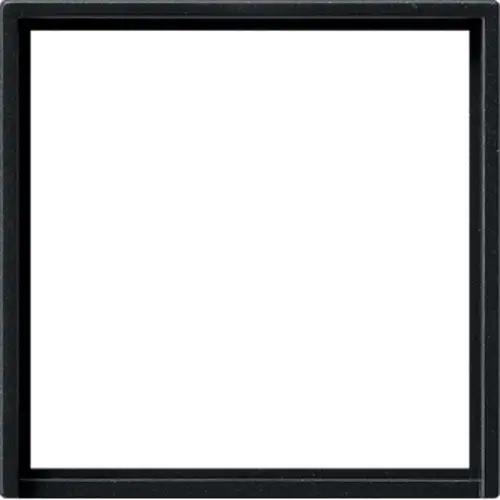 Gira 0282005 adapterraam met vierkante uitsparing 50x50 Systeem 55 zwart mat