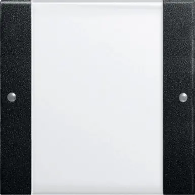 Gira 2131005 wipset 1-voudig tekstkader Systeem 55 zwart