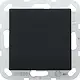 Gira 0268005 blinddeksel incl. draagframe Systeem 55 zwart mat
