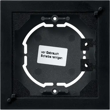 Gira 0219005 opbouwbak vlak 1-voudig voor max. 42V excl. afdekraam E2 zwart mat