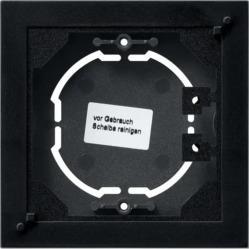 Gira 0219005 opbouwbak vlak 1-voudig voor max. 42V excl. afdekraam E2 zwart mat