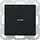 Gira 0136005 drukvlakschakelaar controleverlichting 1-polig Systeem 55 zwart mat