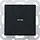 Gira 0122005 drukvlakschakelaar controleverlichting 2-polig Systeem 55 zwart mat