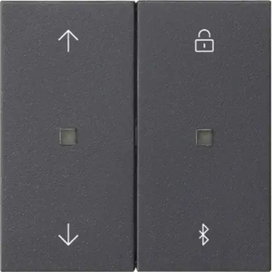 Gira 536728 Bluetooth bedieningselement met pijlsymbolen Systeem 3000 Systeem 55 antraciet mat