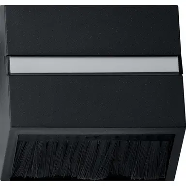 Gira 0682005 afdekkap opsteekbaar 50x50mm zonder draagring Systeem 55 zwart mat