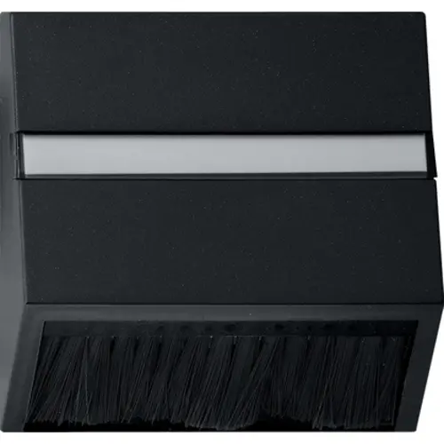 Gira 0682005 afdekkap opsteekbaar 50x50mm zonder draagring Systeem 55 zwart mat