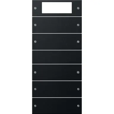 Gira 2195005 wipset 5-voudig Systeem 55 zwart gel