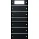 Gira 2195005 wipset 5-voudig Systeem 55 zwart gel