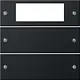 Gira 2192005 wipset 2-voudig Systeem 55 zwart gel