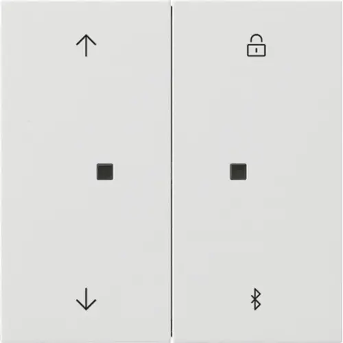 Gira 5367112 Bluetooth bedieningselement met pijlsymbolen Systeem 3000 F100 wit glans