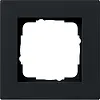 Gira 0211095 afdekraam 1-voudig E2 vlak zwart mat