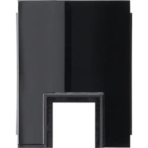 Gira 0008055 Studio adapter kabelinvoer 1-voudig voor kanaal 15x15 mm zwart
