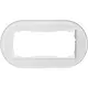 Gira 1002130 afdekraam 2-voudig zonder middenstijl Studio glas wit