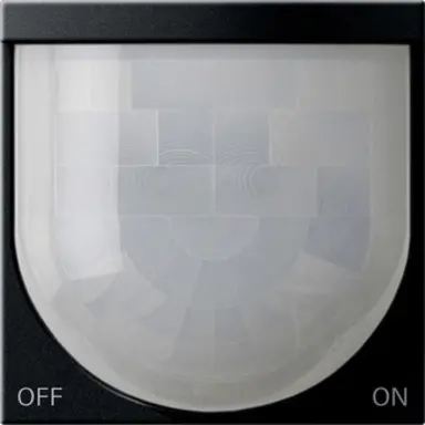 Gira 5376005 Systeem 3000 bewegingsmelder opzetstuk 2.20 m Komfort Bluetooth Systeem 55 zwart mat