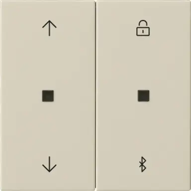 Gira 536701 Bluetooth bedieningselement met pijlsymbolen Systeem 3000 Systeem 55 creme glans
