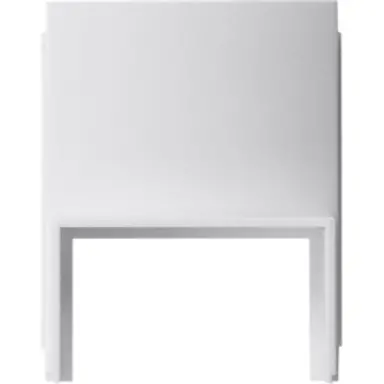 Gira 0017053 Studio adapter kabelinvoer 1-voudig voor kanaal 20x30 mm wit
