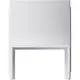 Gira 0017053 Studio adapter kabelinvoer 1-voudig voor kanaal 20x30 mm wit