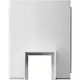 Gira 0008053 Studio adapter kabelinvoer 1-voudig voor kanaal 15x15 mm wit