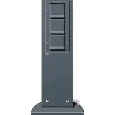 Gira 134128 licht-/en e-zuil 3xwcd/ra