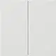 Gira 5362112 serie dimmerknop Systeem 3000 serie tastdimmer F100 wit glans
