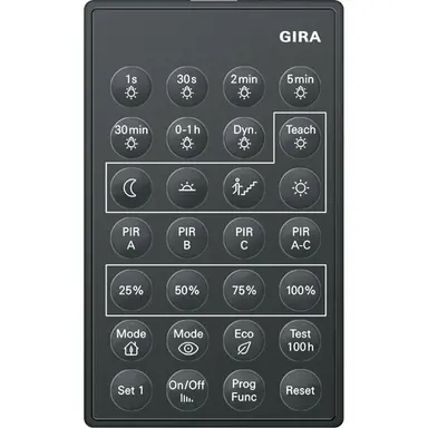 Gira 238200 ir-afstandbed pir 1 acc
