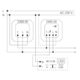 Gira 238900 nevenpost 3-draads voor universeel LED-dimmer